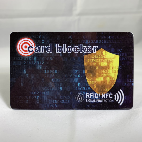 RFIDブロックカードとスリーブ